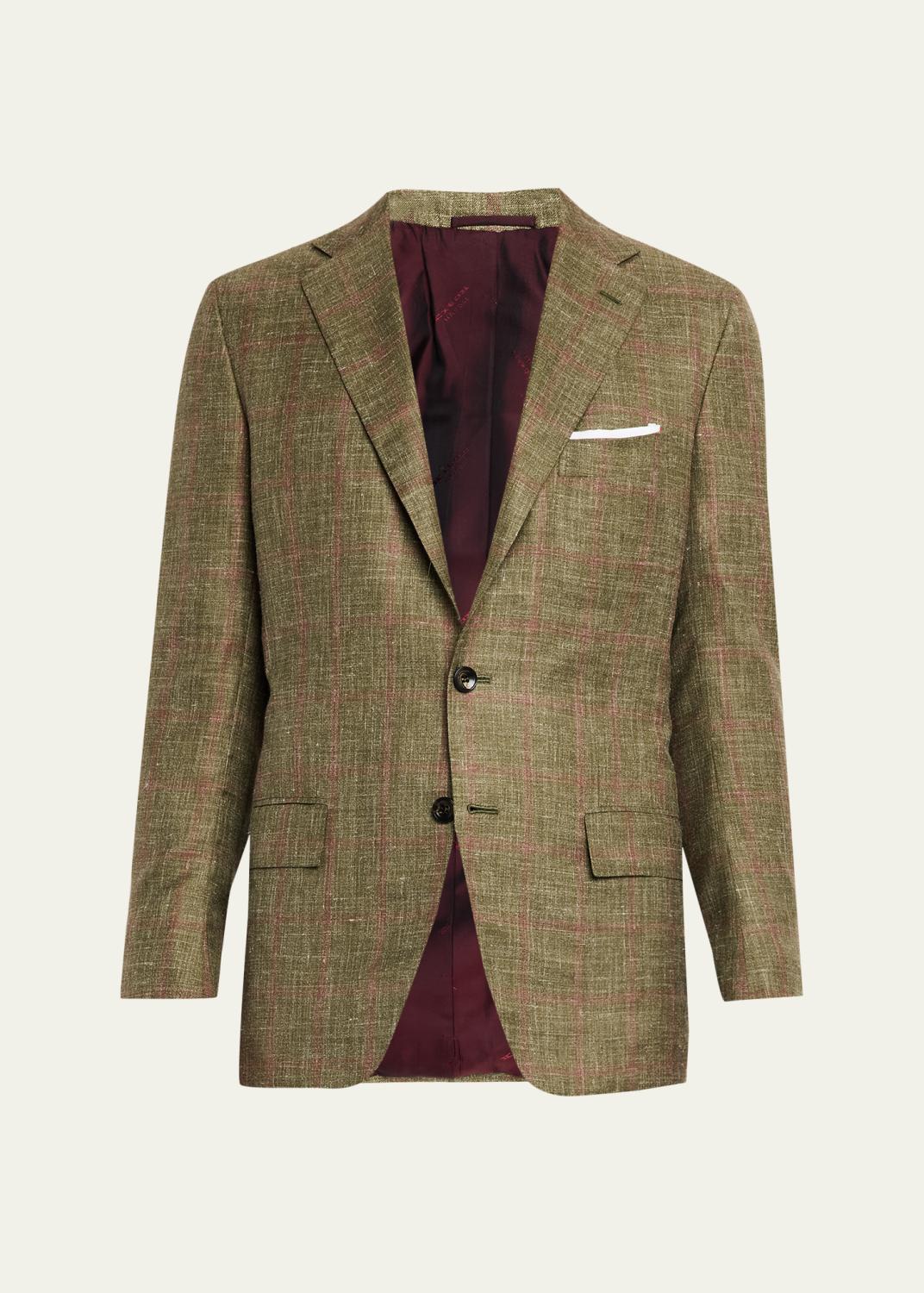 Giorgio Armani Men's Heritage Line Chevron Wool and Cashmere