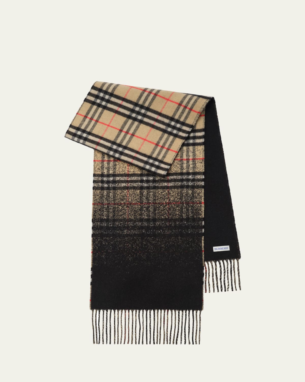 Burberry Check Wool Silk Scarf - Bergdorf Goodman