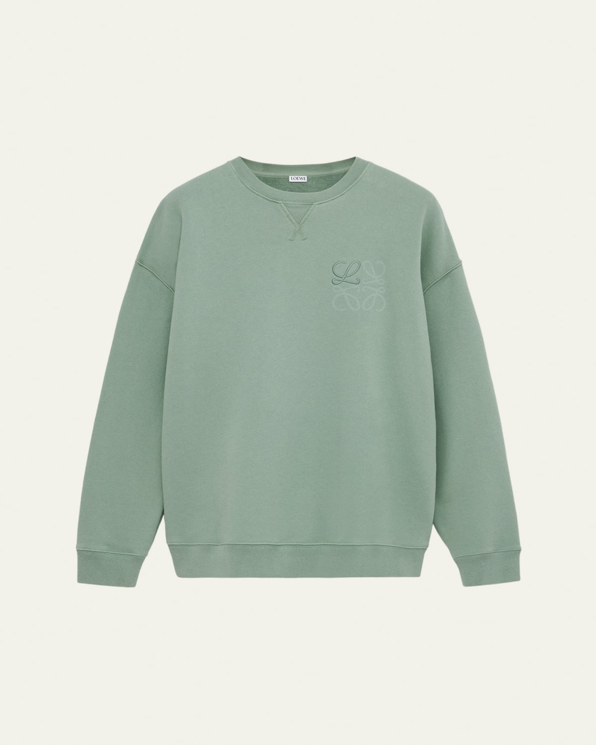 Loewe Men's Hello L-Monogram Short-Sleeve Sweatshirt - Bergdorf