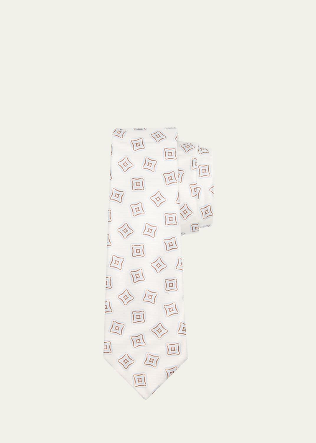 Kiton Men's Tonal Paisley Silk 7-Fold Tie - Bergdorf Goodman