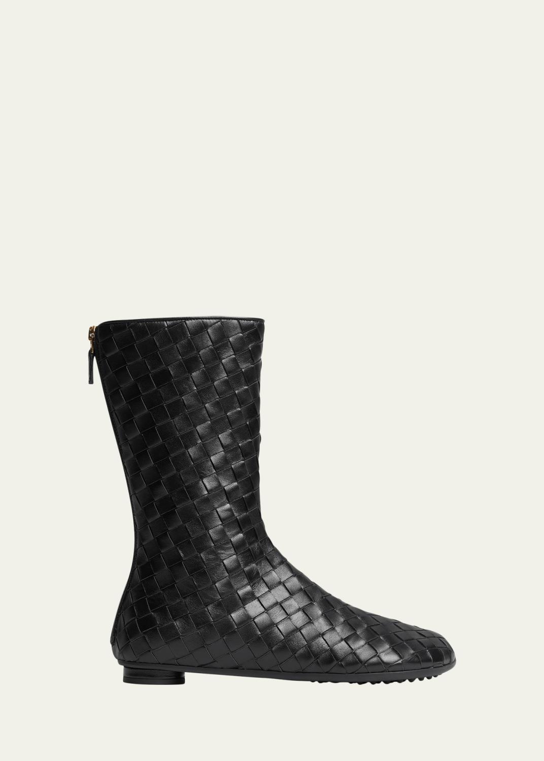 Bottega Veneta 90mm Lagoon Nappa Leather Booties - Bergdorf Goodman