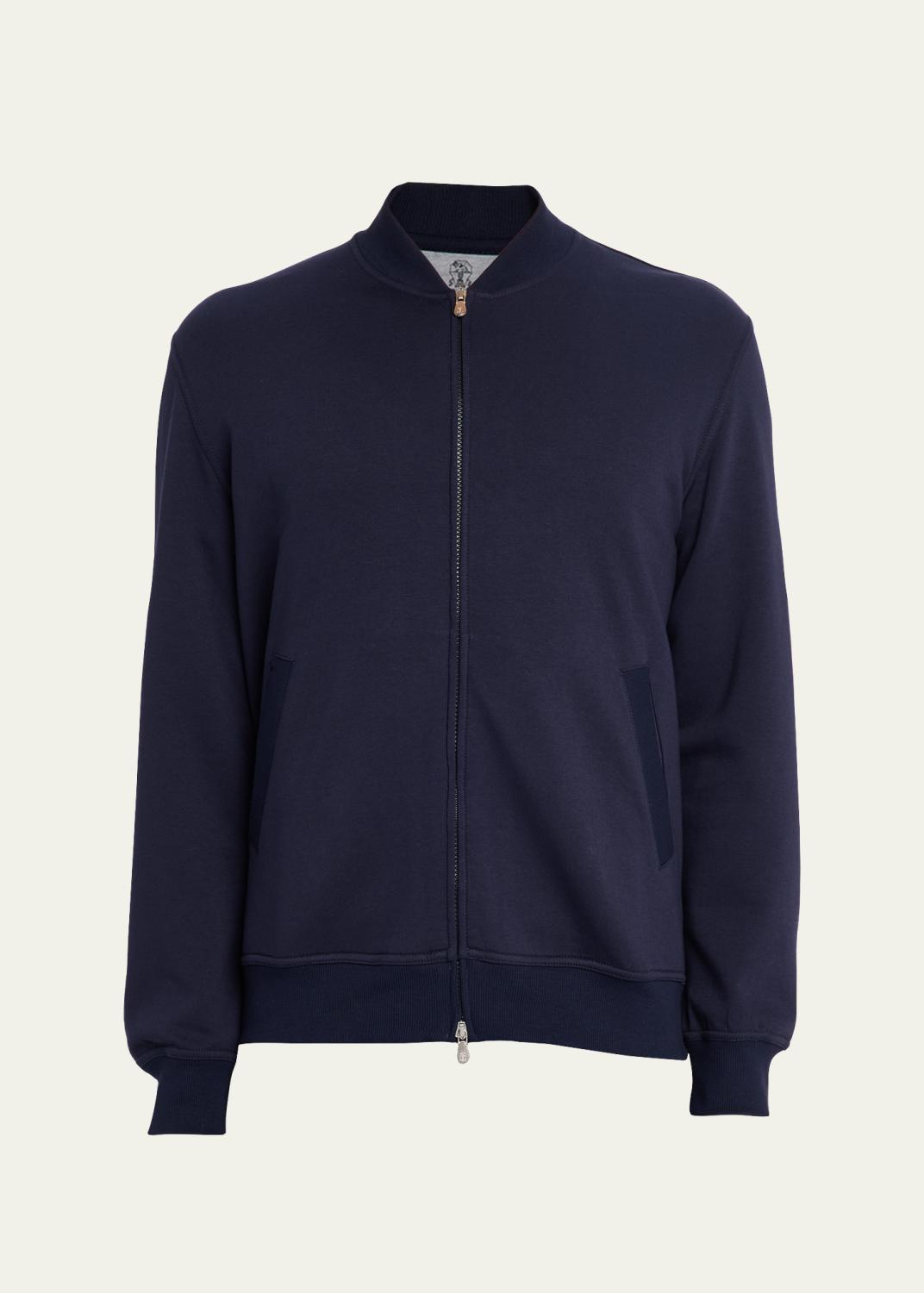 Valentino Garavani Men's Wool Toute La V Jacquard Cardigan