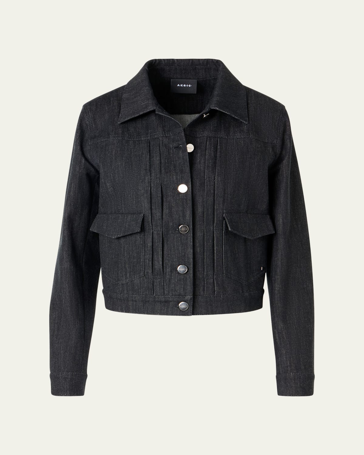 Akris Alisa Check Wool Double Face Jacket - Bergdorf Goodman