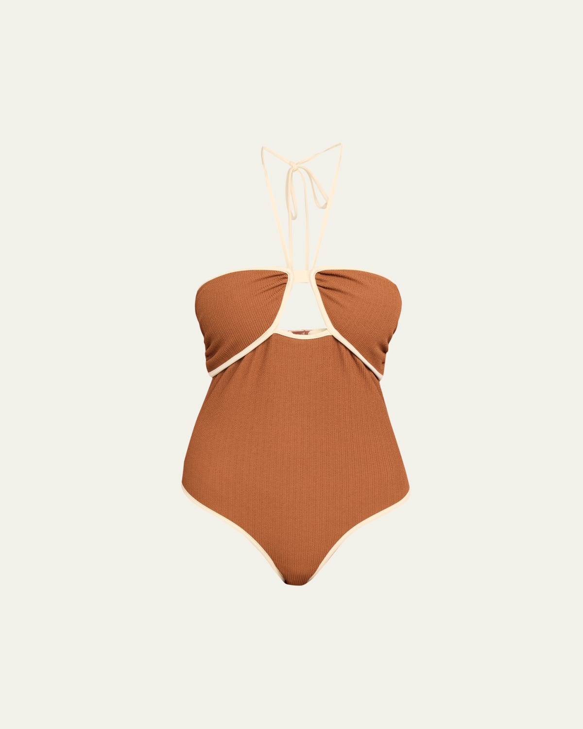 Johanna Ortiz Tarangire Animal-Print Ruched One-Piece Swimsuit