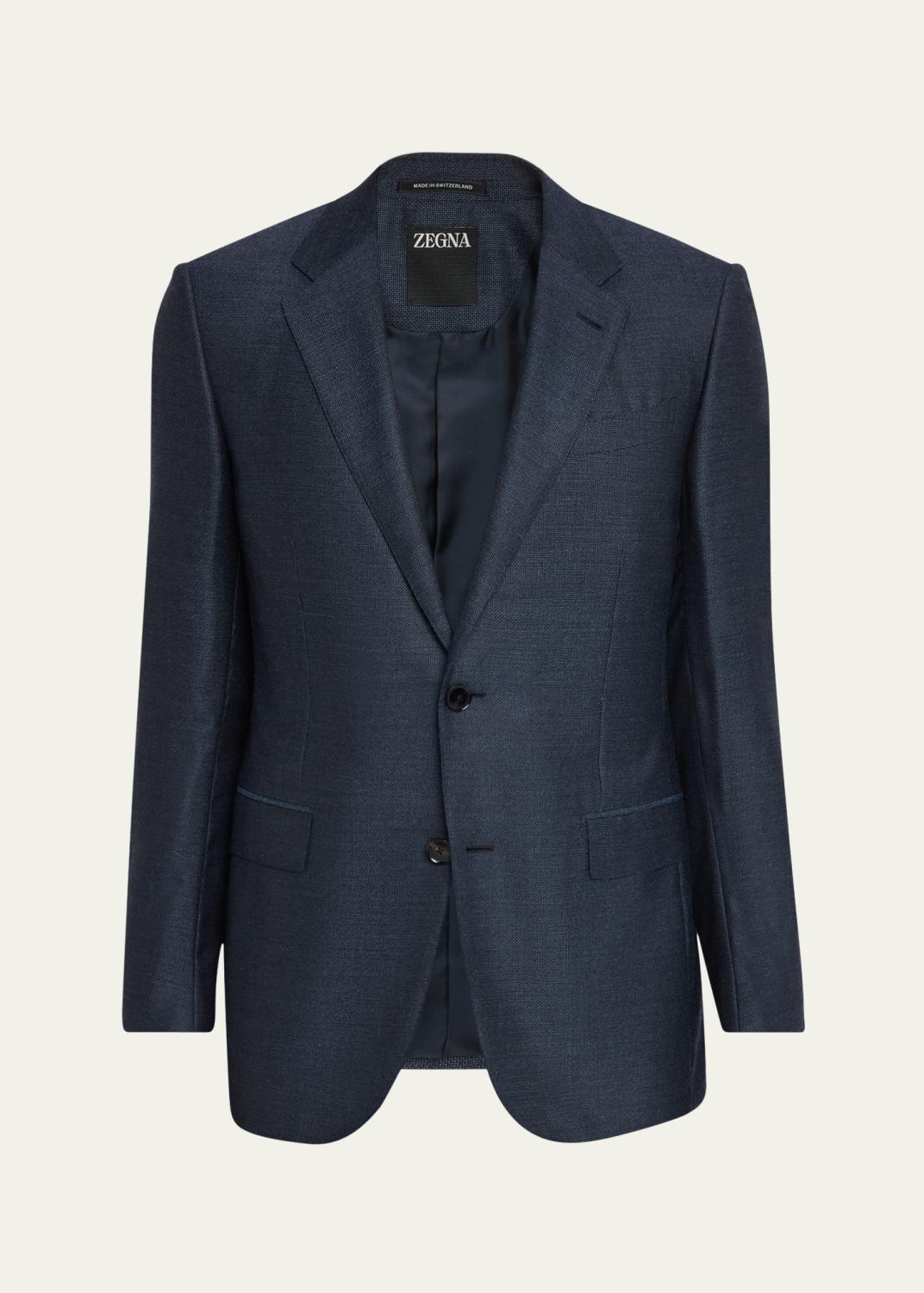 ZEGNA Men's Wool Tonal Plaid Single-Breasted Sport Coat - Bergdorf