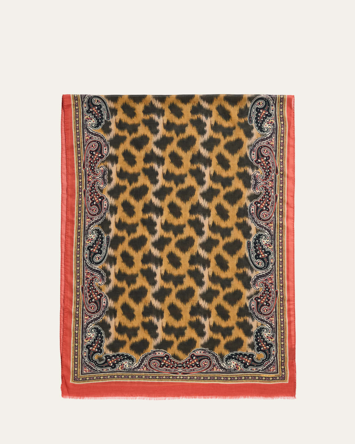 Etro Hooded Paisley Wool-Blend Cape - Bergdorf Goodman
