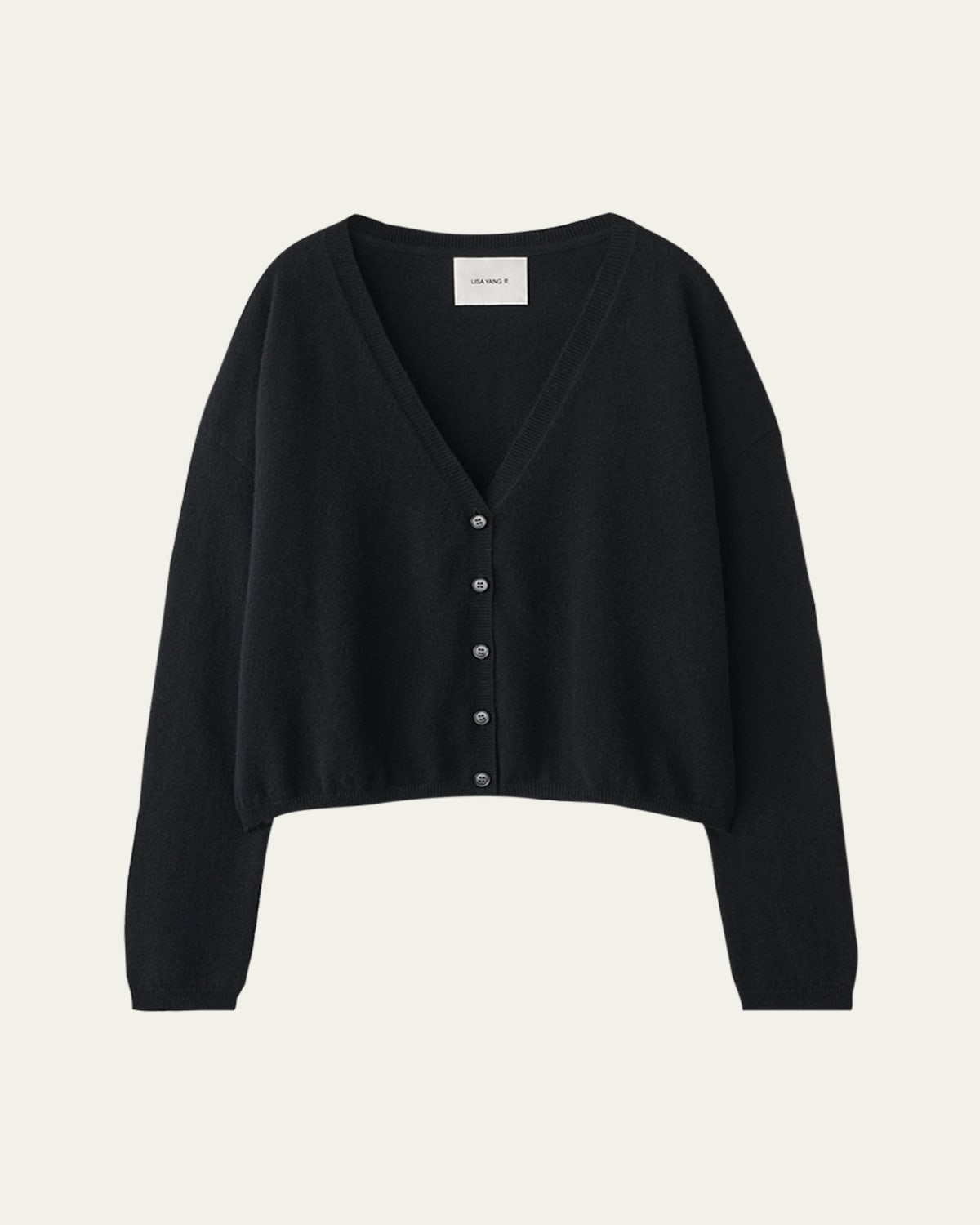 Lisa Yang Azalea Fuzzy Cashmere Crewneck Cardigan - Bergdorf Goodman
