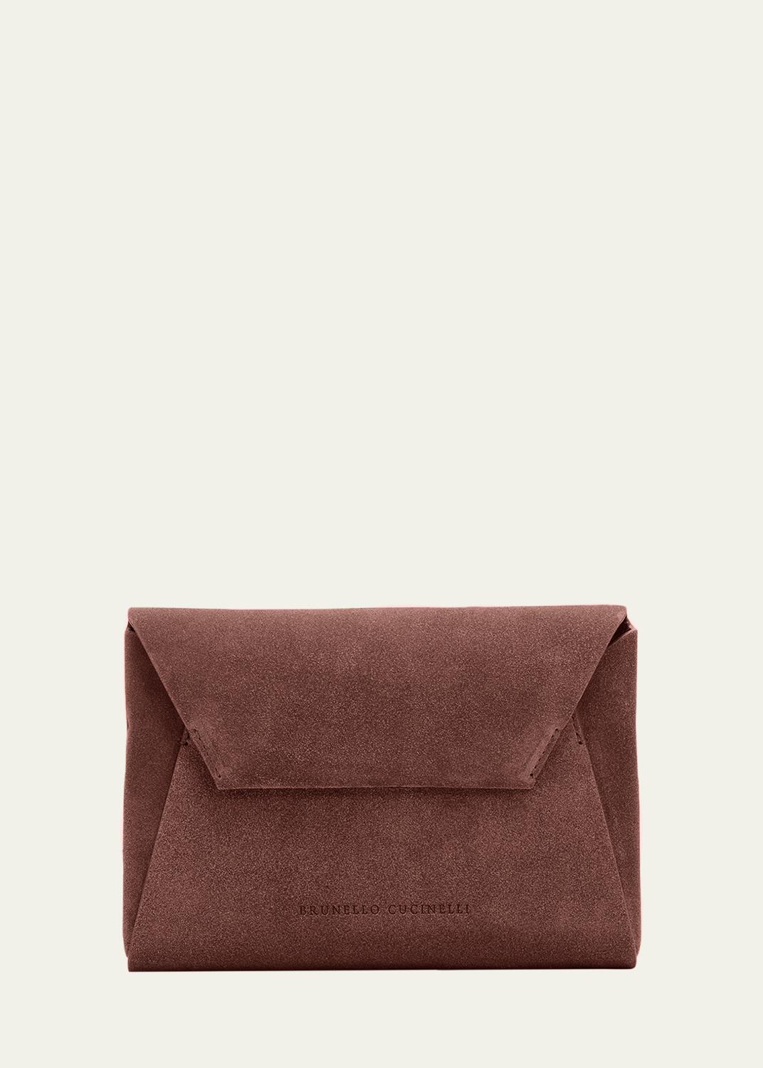 Akris Anouk Snakeskin Suede Envelope Clutch Bag - Bergdorf Goodman