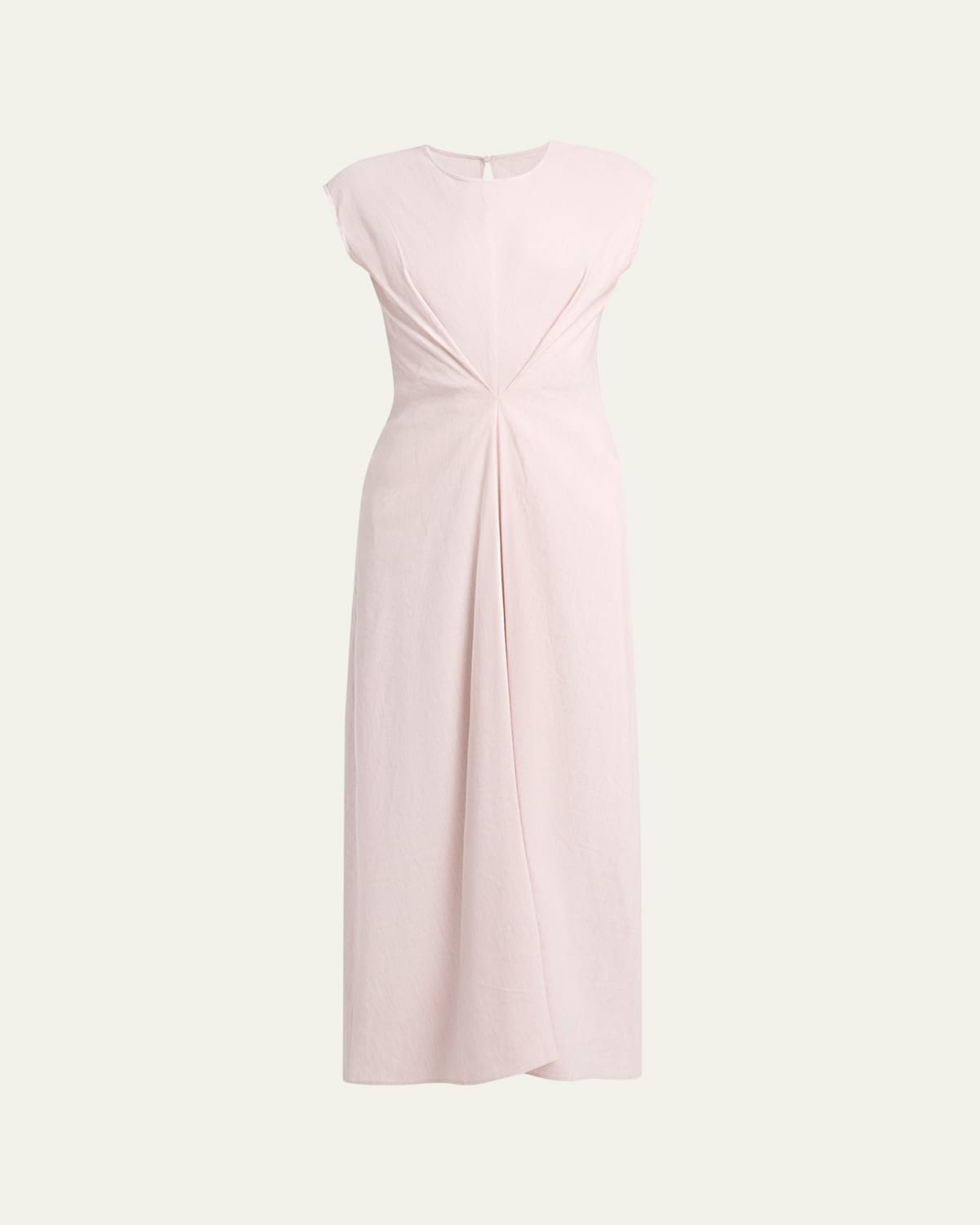 toteme crinkled slouch waist midi dress TOTEME Slouch Waist Crinkled Midi Dress