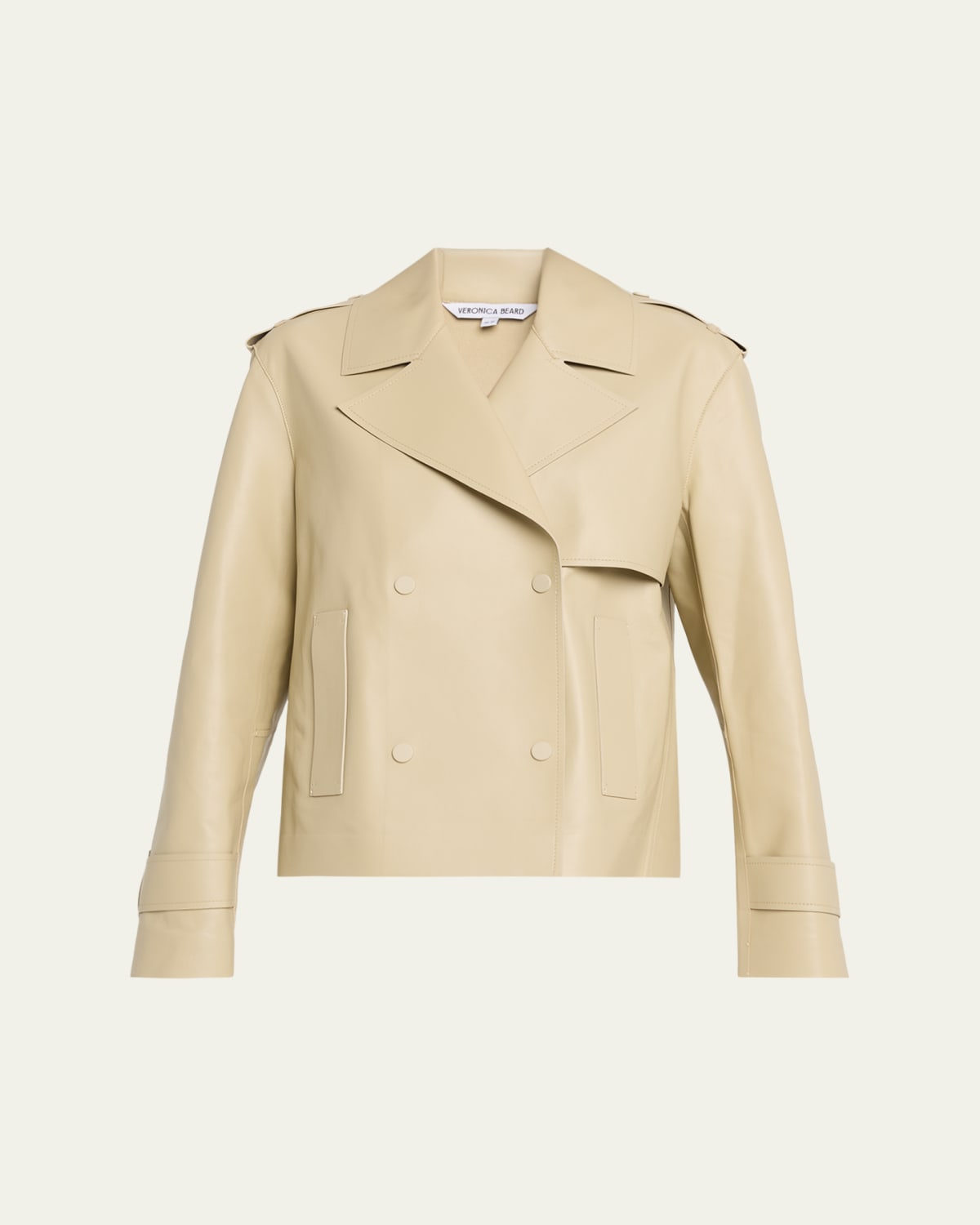 Nili Lotan Hadley Leather Crop Jacket - Bergdorf Goodman