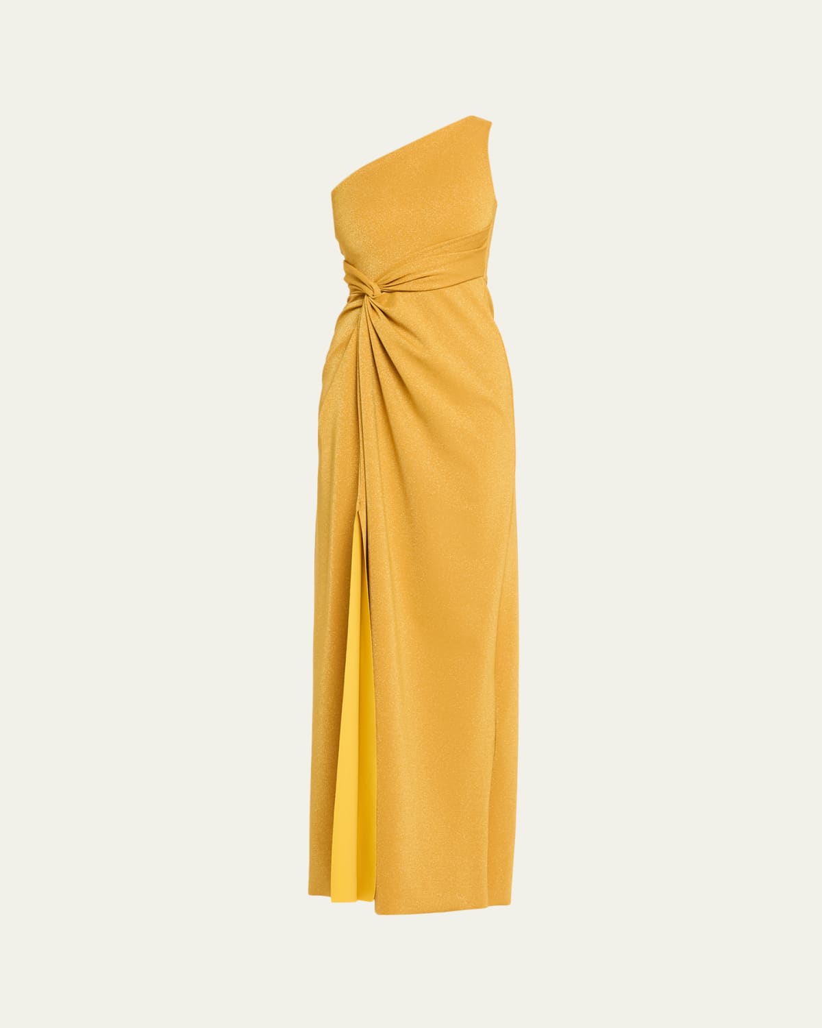 badgley mischka gold pleated midi dress Badgley Mischka Gold Pleated Midi Dress Size 8 Designer MSRP $550