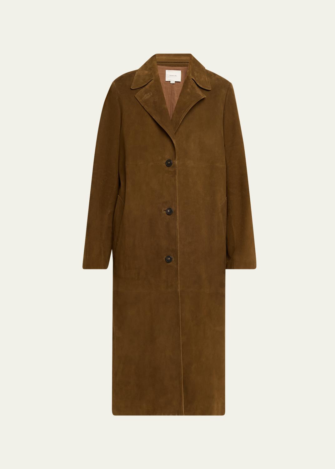 Mackage Gael-NV Croc-Embossed Leather Trench Coat - Bergdorf Goodman