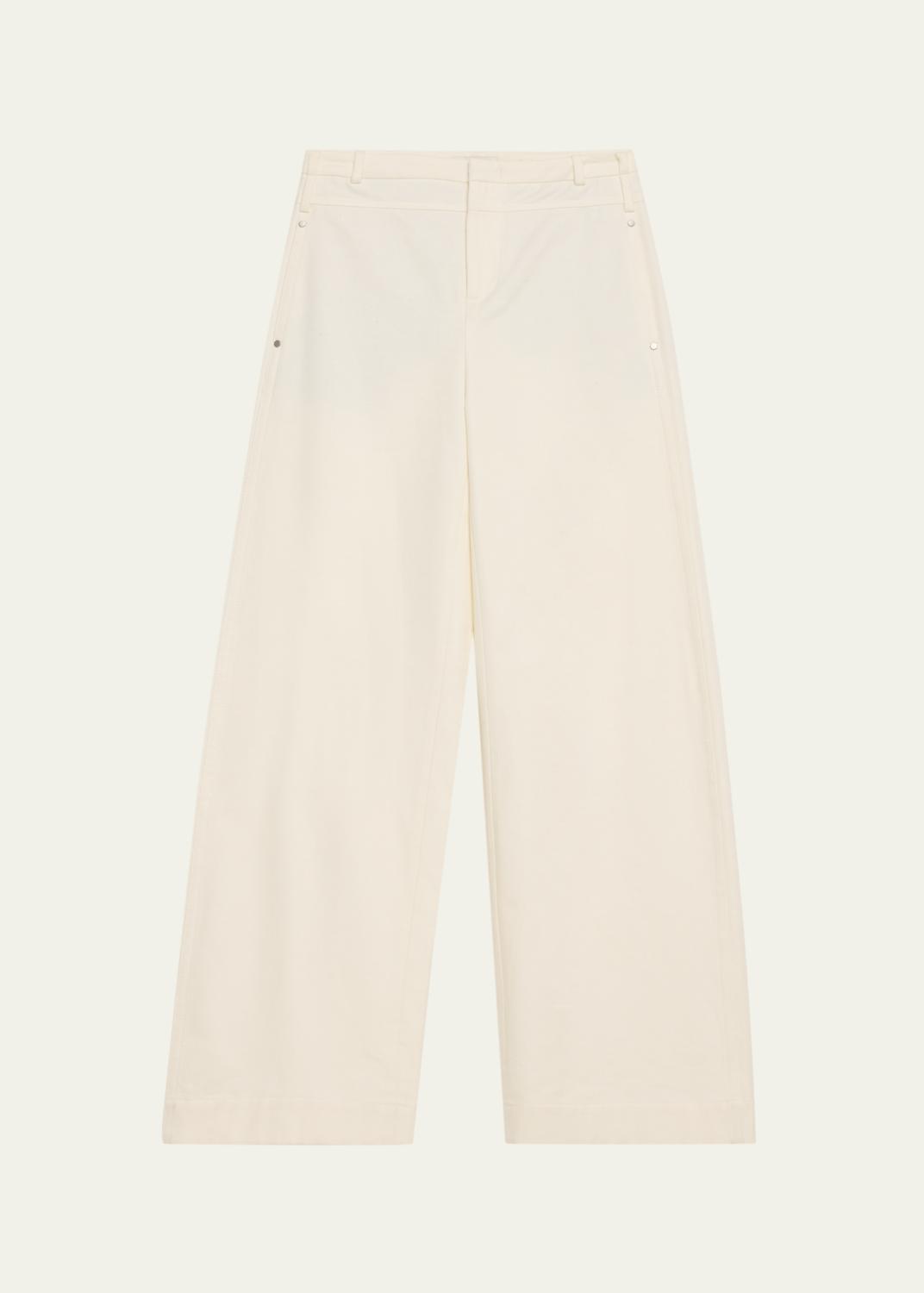 Vince Mid-Rise Wool-Blend Drawstring Pants - Bergdorf Goodman