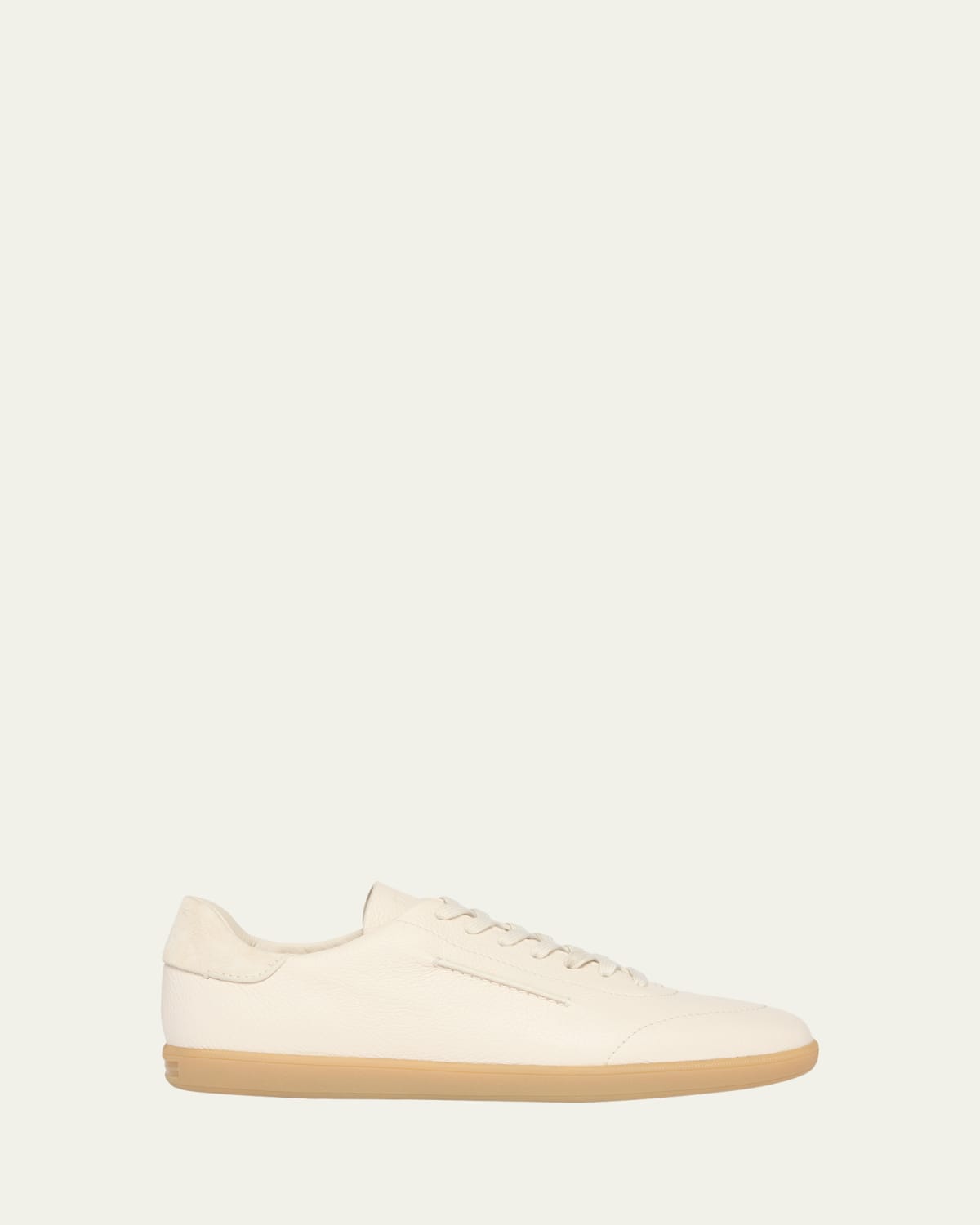 ZEGNA Men's Triple Stitch Deerskin Leather Sneakers - Bergdorf Goodman