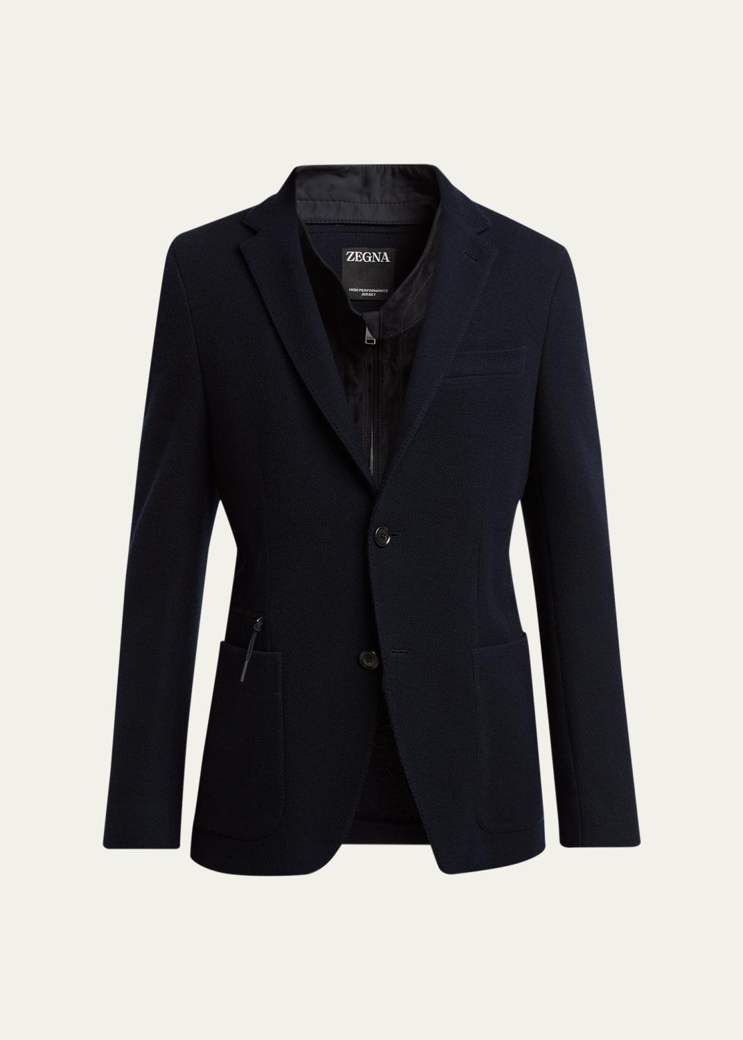 ZEGNA Men's Tonal Plaid Single-Breasted Sport Coat - Bergdorf Goodman