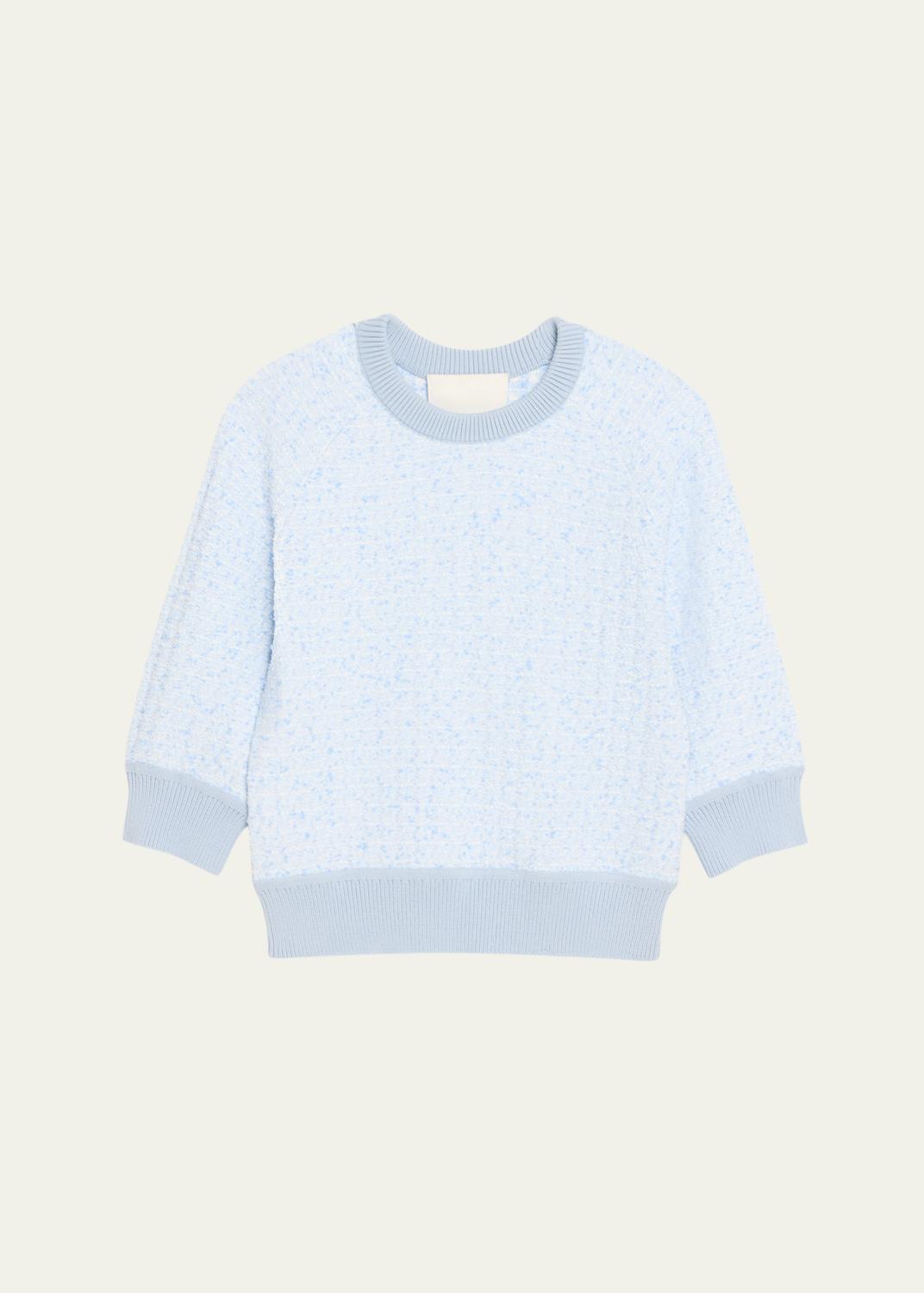 Ulla Johnson Elisa Jacquard Knit Crop Sweater - Bergdorf Goodman
