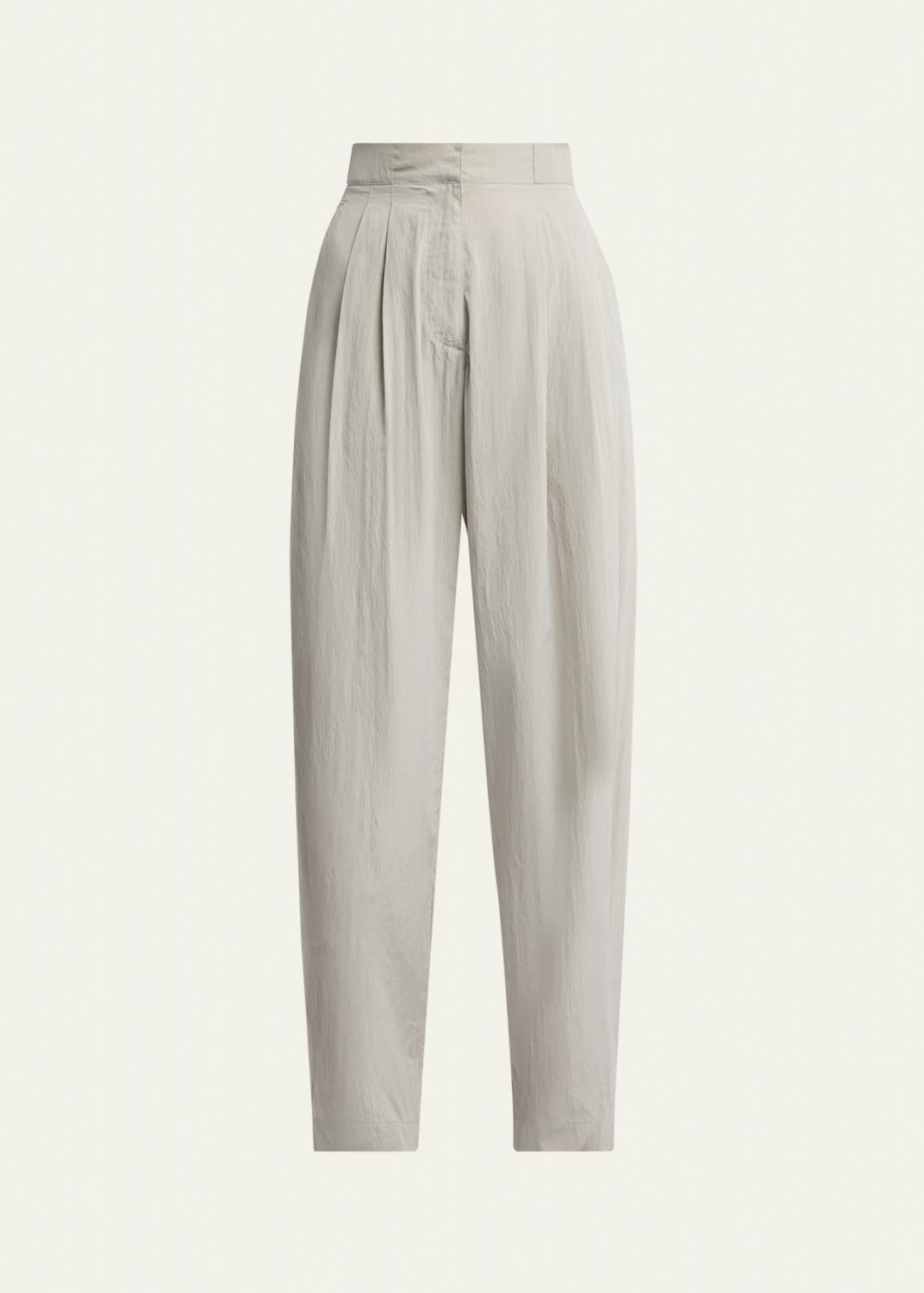 The Row Orieno Wide-Leg Pull-On Pants - Bergdorf Goodman