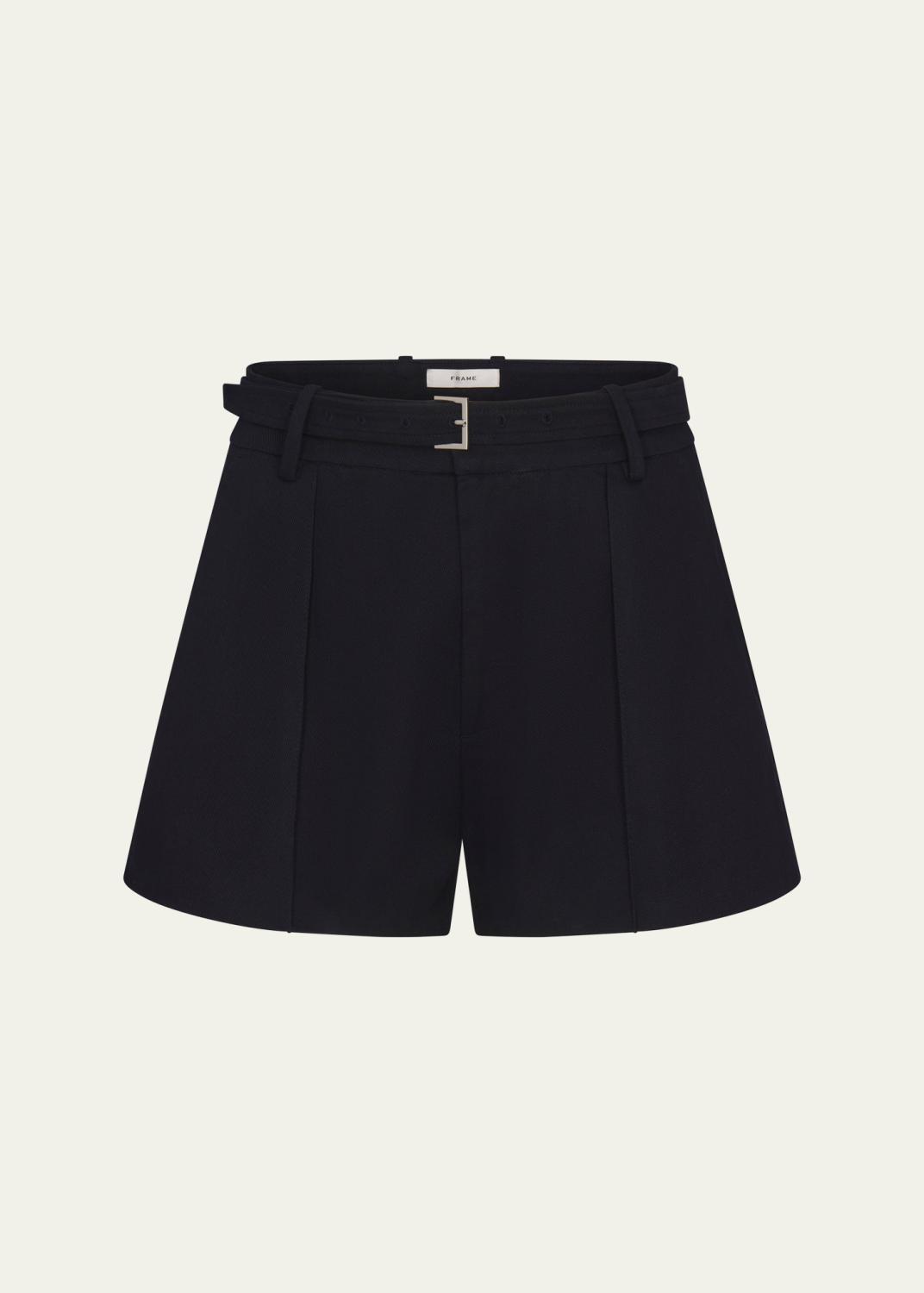 sacai Nylon Twill Double-Waistband Suiting Shorts - Bergdorf Goodman