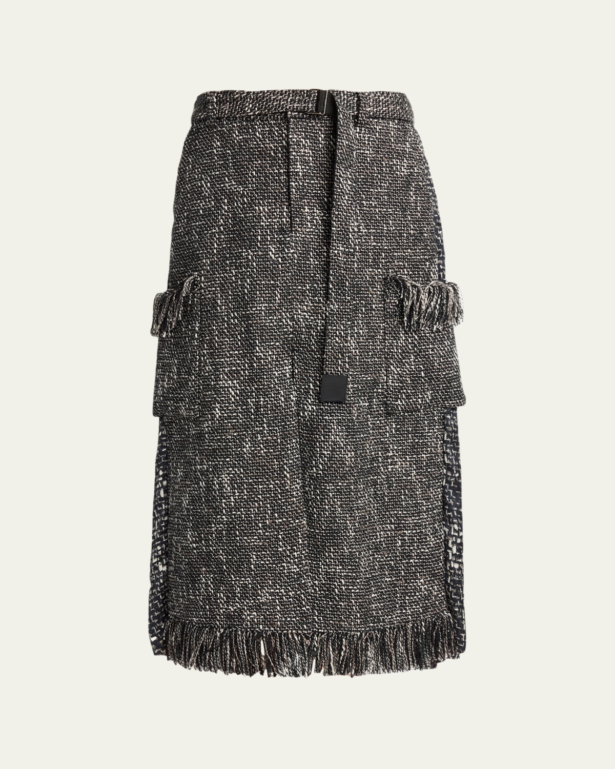 SACAI Multi Pleated High-Low Skirt - Bergdorf Goodman