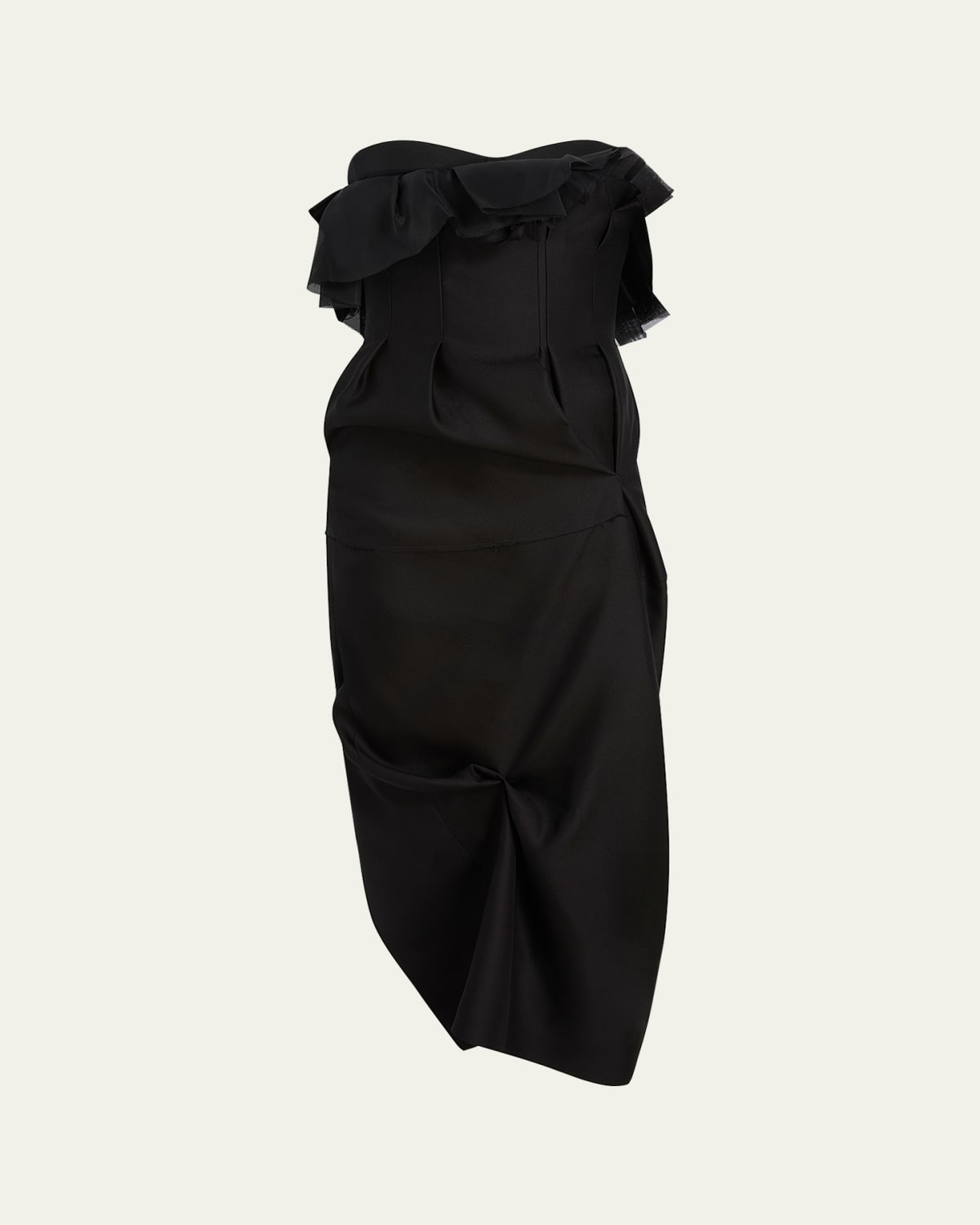 khaite one shoulder dress KHAITE Draped one-shoulder Dress | Red