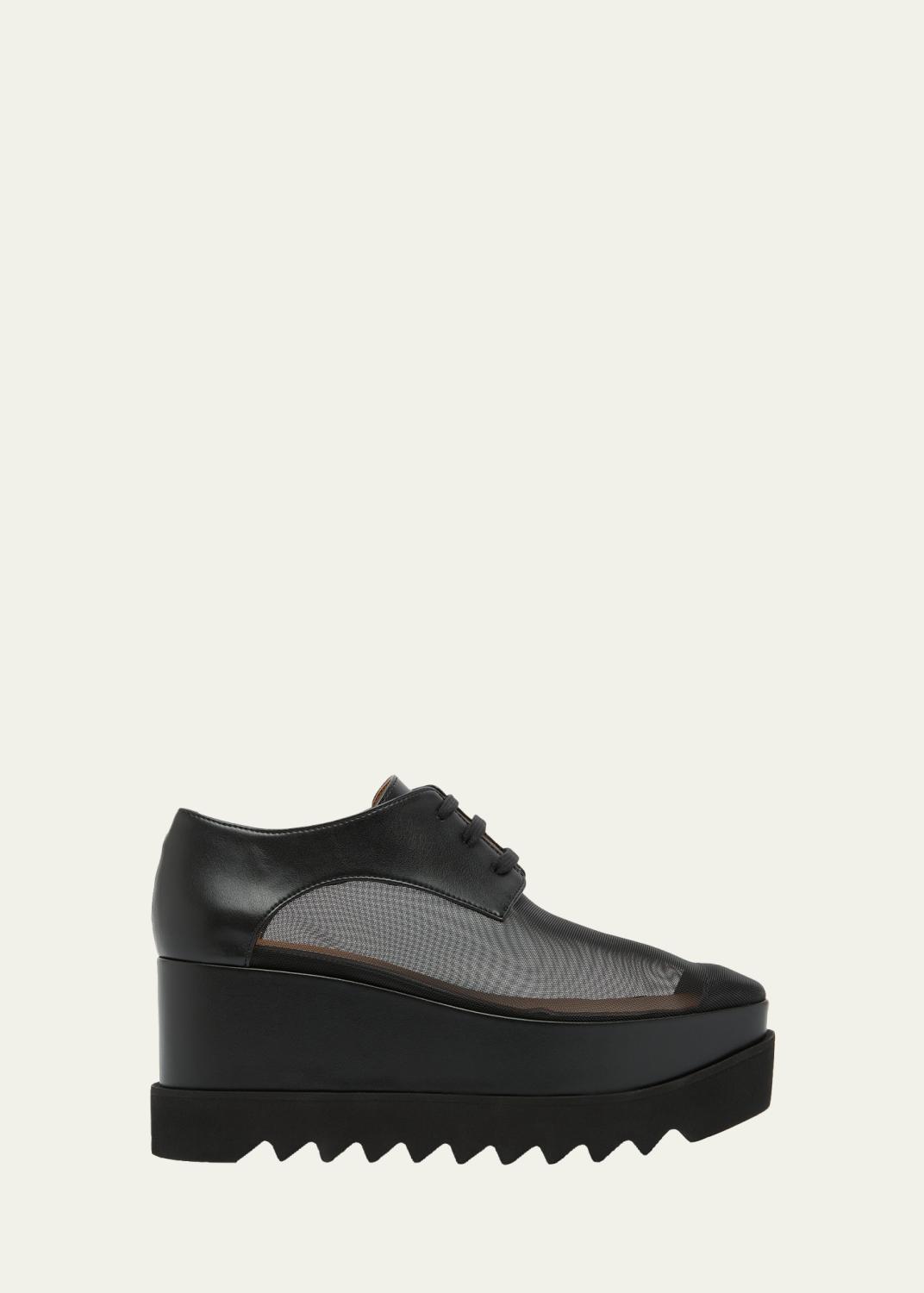 Stella McCartney Elyse Patent Alter Platform Sneaker Loafers