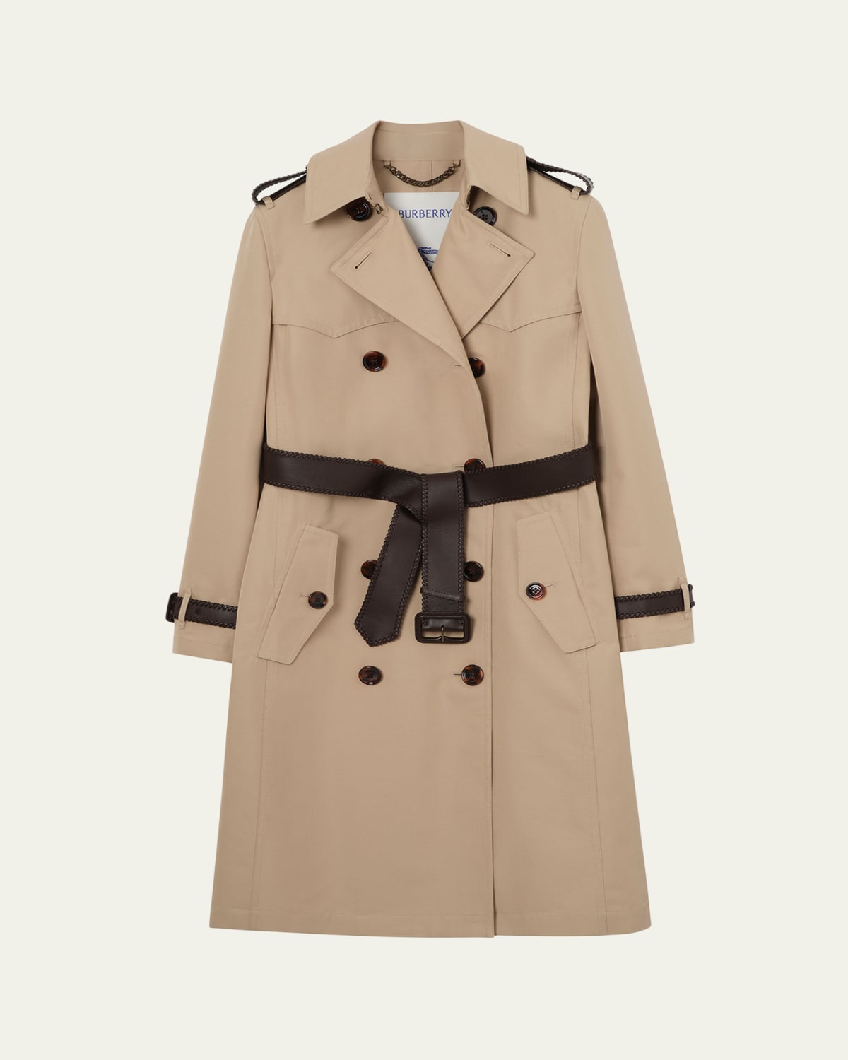 Burberry Trerose Belted Double-Breasted Trench Coat - Bergdorf Goodman