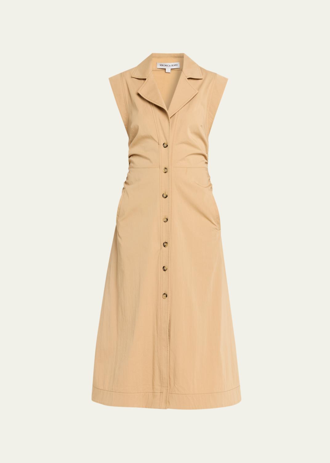 Helmut Lang Twisted Long-Sleeve Shirtdress - Bergdorf Goodman