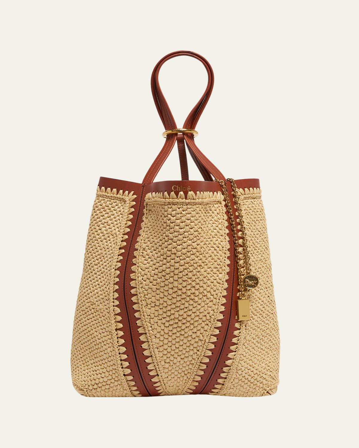 Chloe Balloon Small Top-Handle Bag in Leather - Bergdorf Goodman