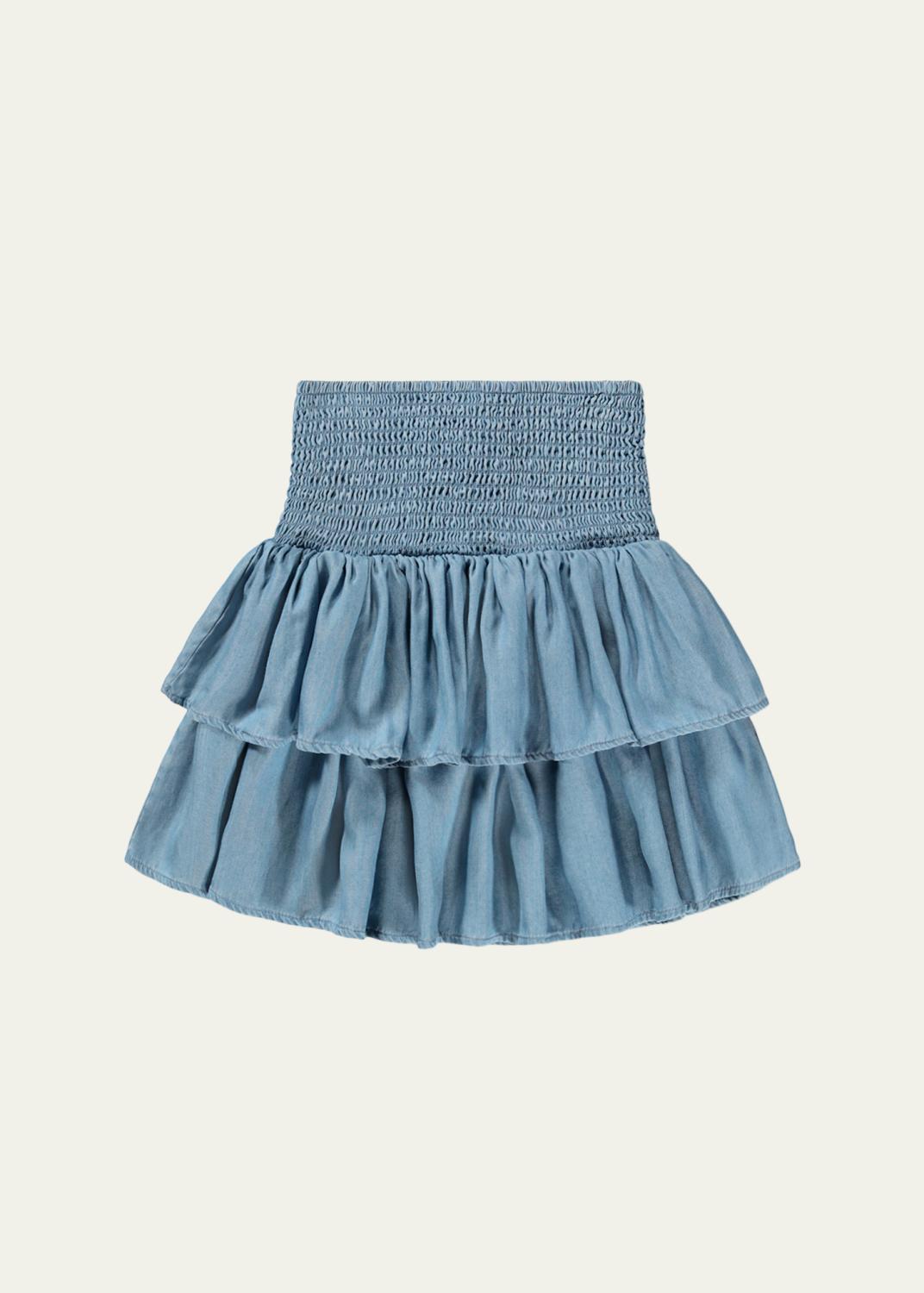 DL1961 Girl's Jenny Denim Mini Skirt, Size 7-14 - Bergdorf Goodman