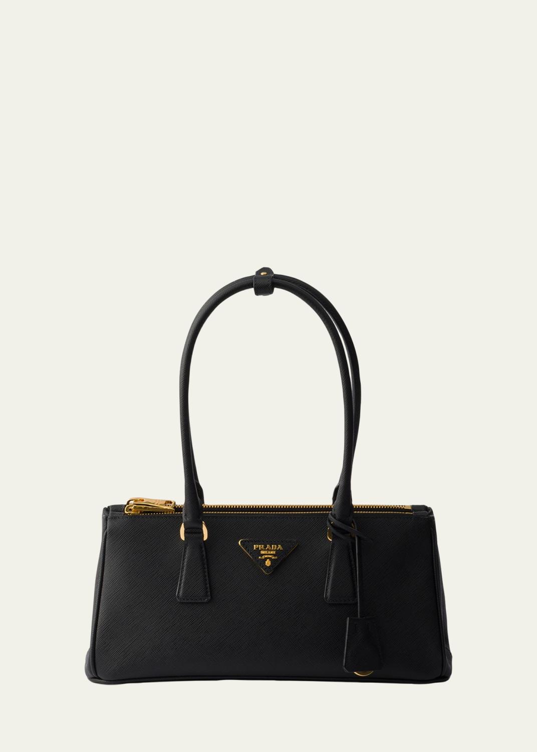 Prada Jardiniere Small Cotton Canvas Top-Handle Bag - Bergdorf Goodman