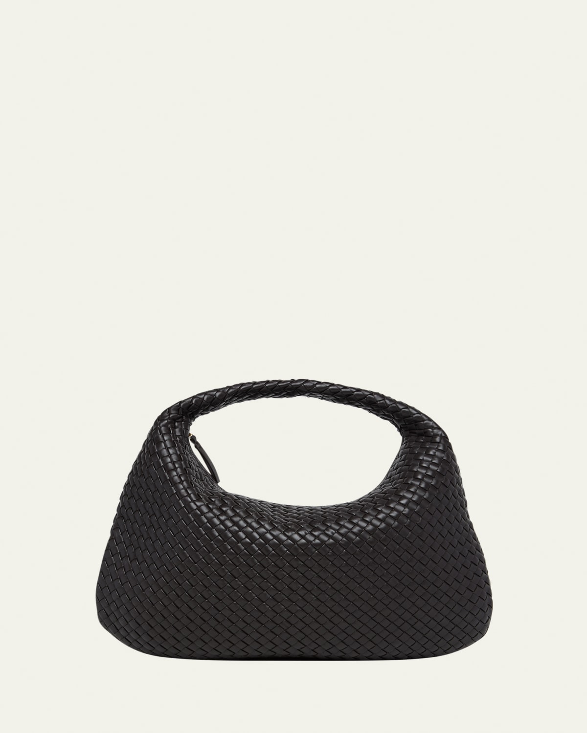 Bottega Veneta Knot Lock Leather Top-Handle Bag - Bergdorf Goodman
