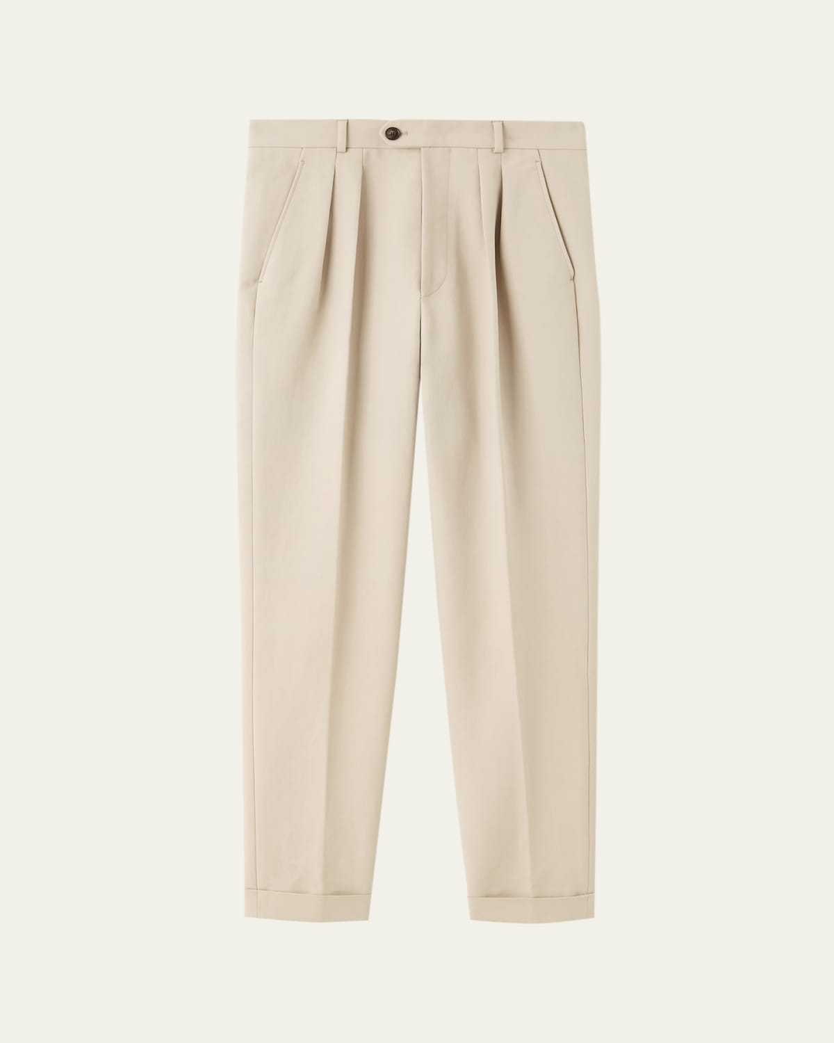Loro Piana Men's Carlo Hyannis Straight Cotton Trousers - Bergdorf