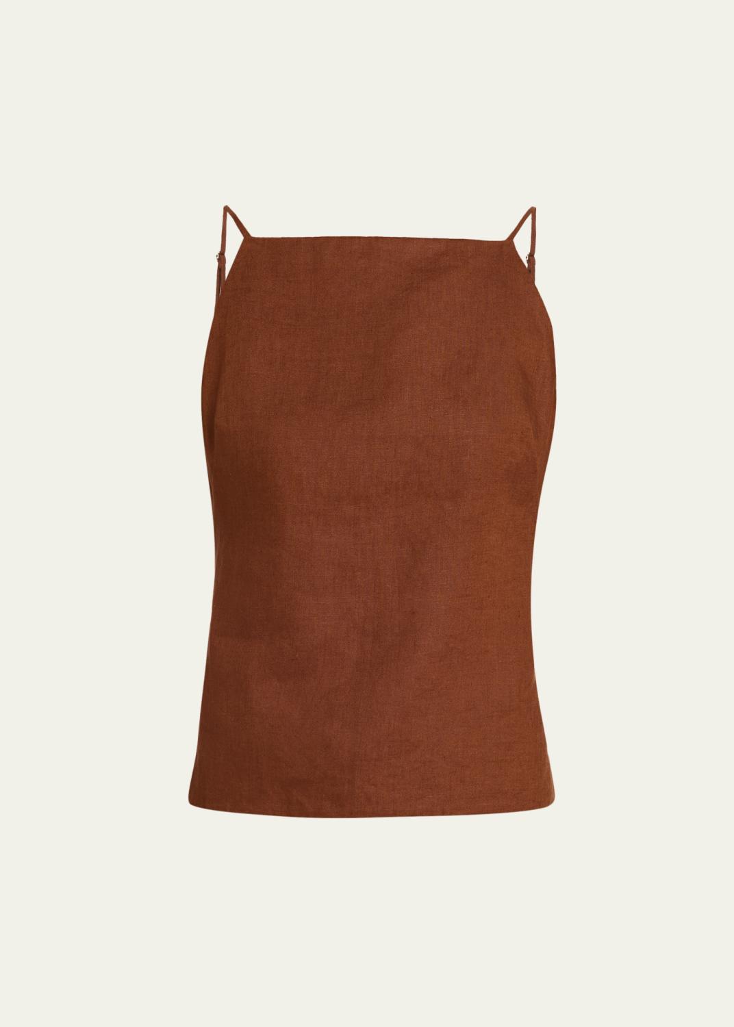 Helmut Lang Twist-Back Ribbed Tank Dress - Bergdorf Goodman