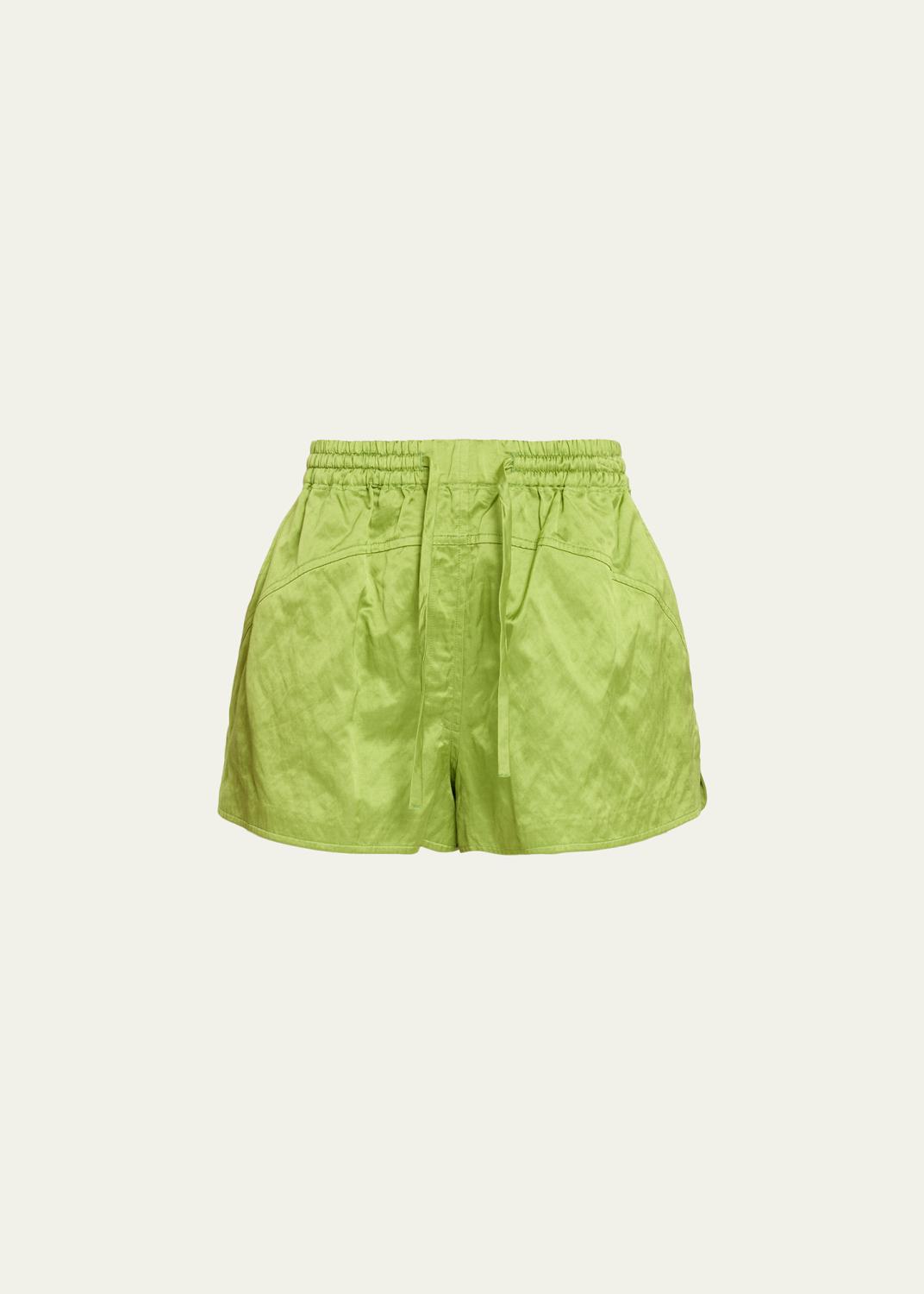 sacai Nylon Twill Double-Waistband Suiting Shorts - Bergdorf Goodman