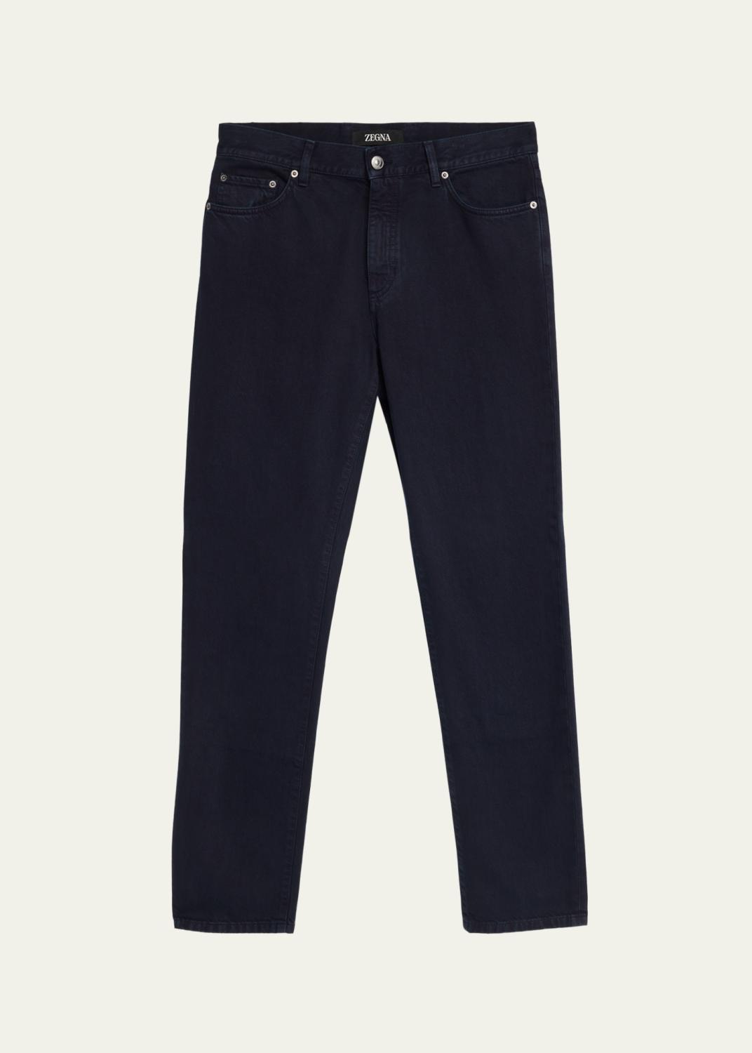 Giorgio Armani Men's Linen Pleated Wide-Leg Trousers - Bergdorf