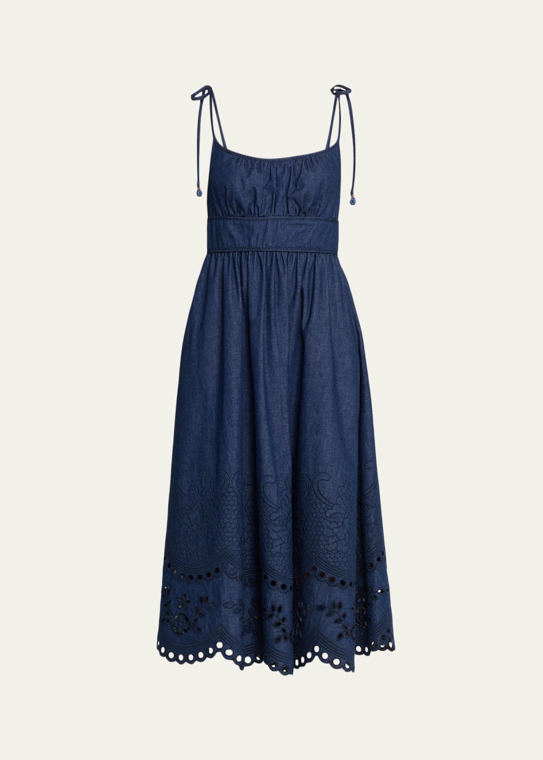 Zimmermann Luna Corset Midi Dress