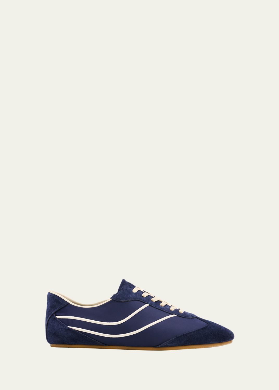 Vince Oasis Bicolor Leather Retro Sneakers - Bergdorf Goodman