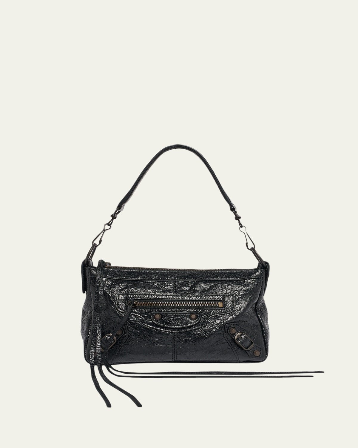 Balenciaga Le City Raffia Shoulder Bag - Bergdorf Goodman