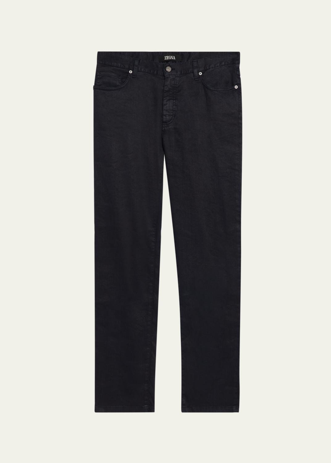 Vince Men's Dylan Peached Cotton 5-Pocket Pants - Bergdorf Goodman