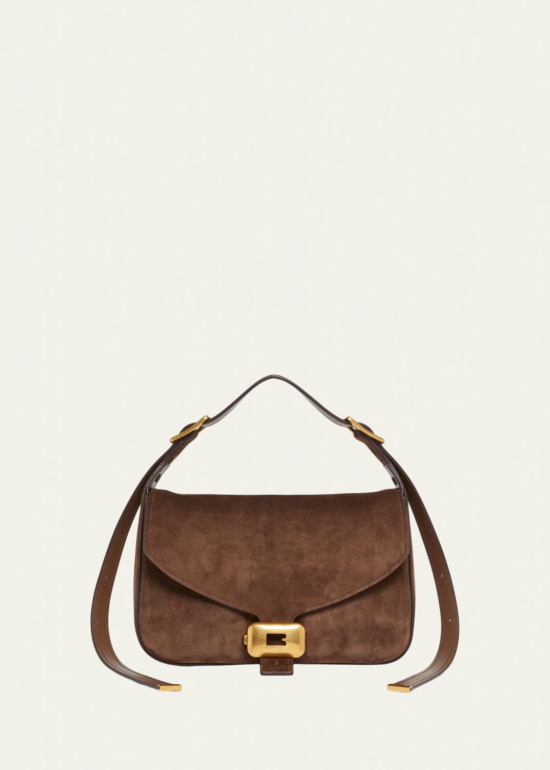 Balenciaga Le City Raffia Shoulder Bag - Bergdorf Goodman