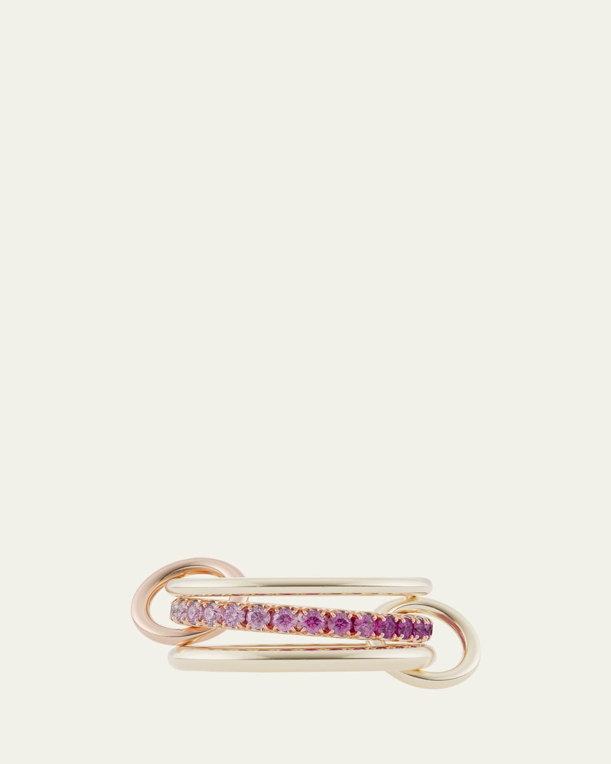 Spinelli Kilcollin Vela Deux Silver Five Link Ring - Bergdorf Goodman