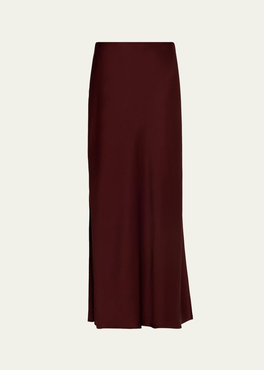 Brunello Cucinelli Satin Cady Maxi Pencil Skirt - Bergdorf Goodman