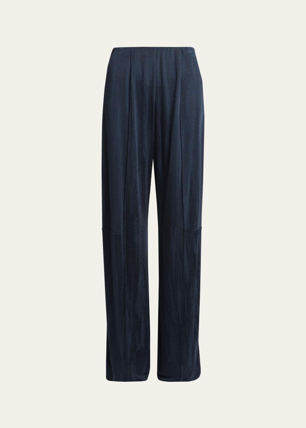 Giorgio Armani High-Rise Pleated Straight-Leg Trousers - Bergdorf