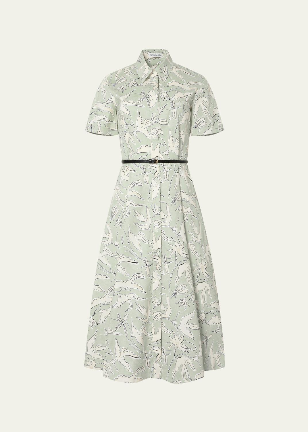 Dries Van Noten Delicky Wrap Midi Shirtdress - Bergdorf Goodman