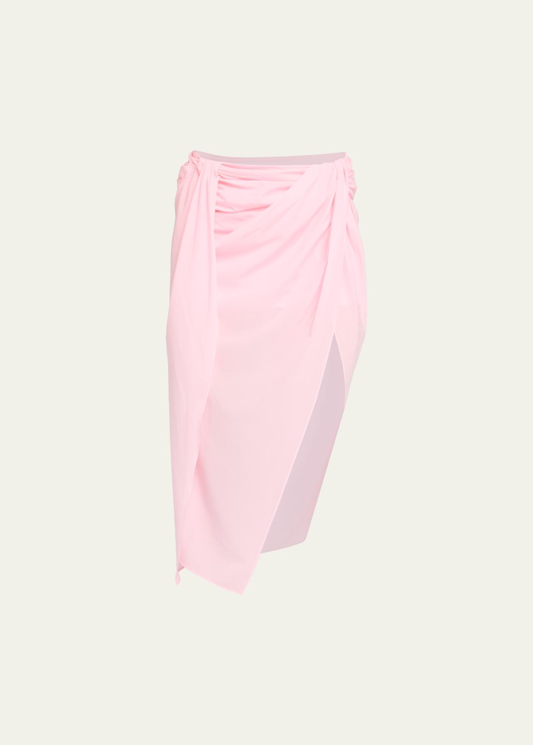 Dries Van Noten Sina Asymmetric Ruffle Midi Skirt - Bergdorf Goodman