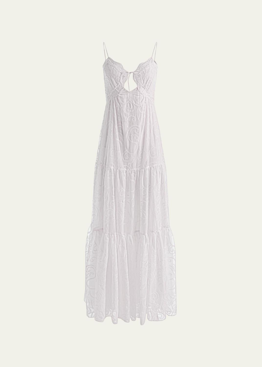 ALICE + OLIVIA Noelia Twist-Strap Maxi Dress - Bergdorf Goodman