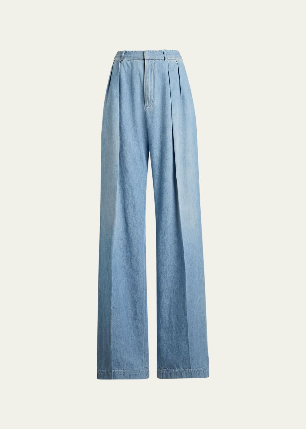 Ralph Lauren Collection Collen Wide-Leg Jeans - Bergdorf Goodman