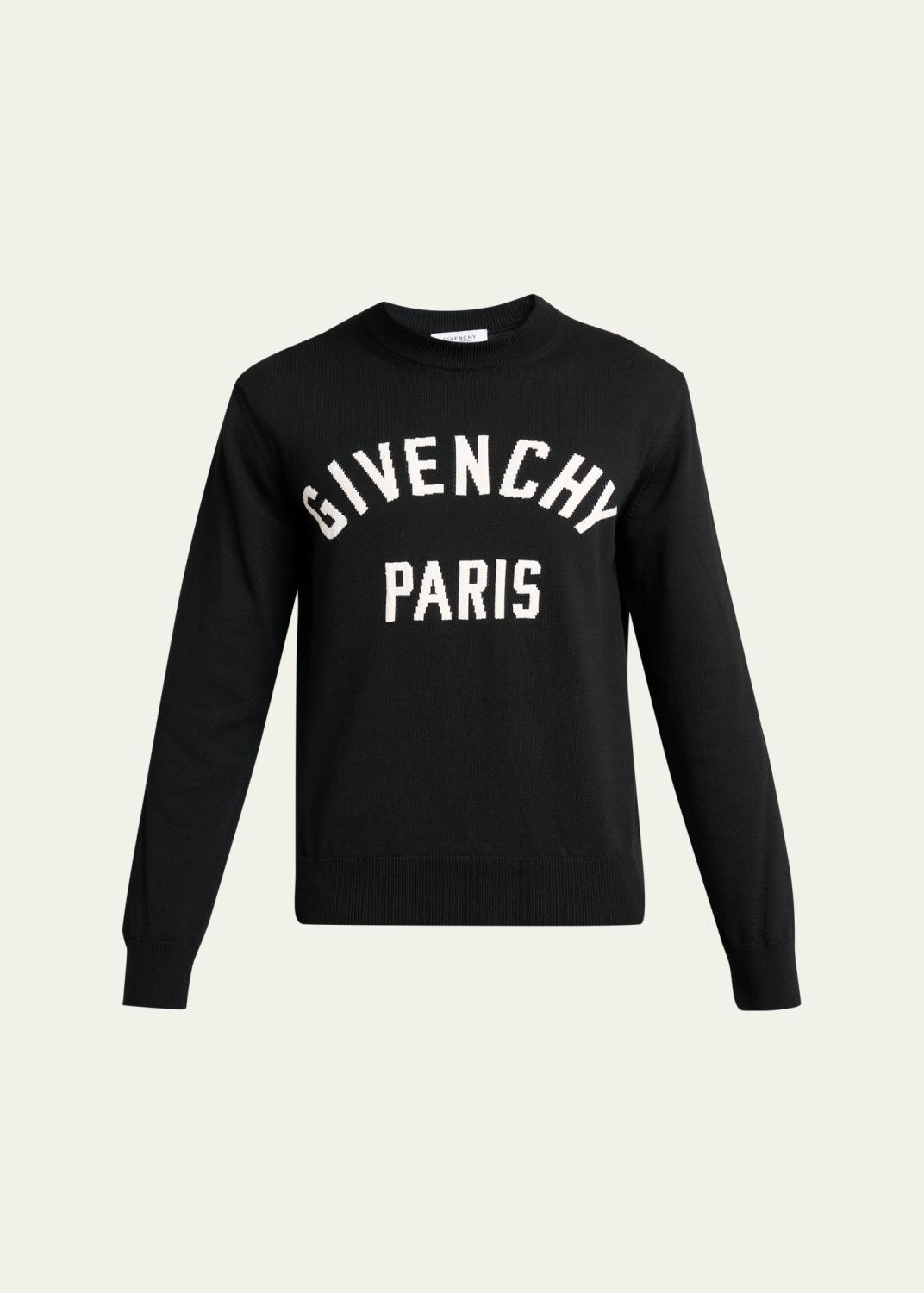Givenchy Men's Logo Turtleneck Sweater - Bergdorf Goodman