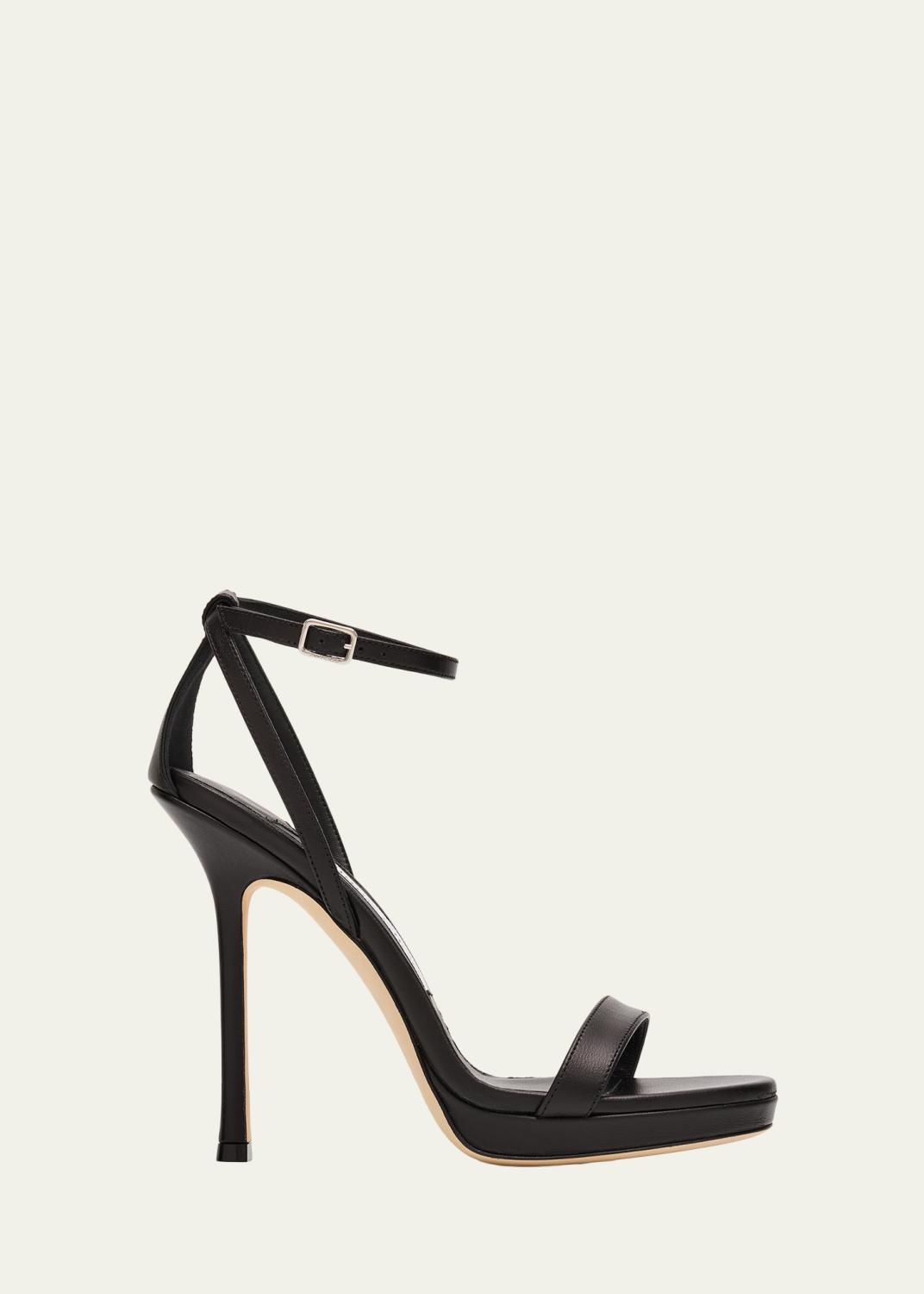 Jimmy Choo Chara 70 Crochet Sandals - Bergdorf Goodman