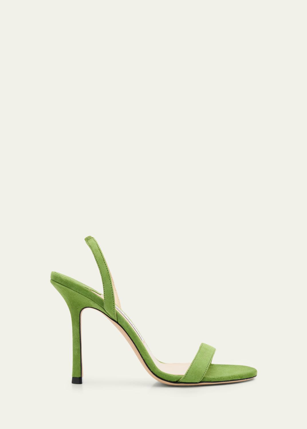Gianvito Rossi 105mm Flavia Leather Wrap Sandals - Bergdorf Goodman